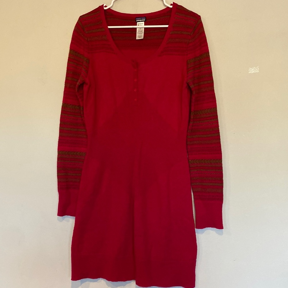 Patagonia sweater dress large